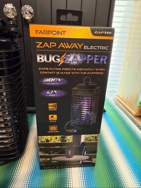 Zap Away Electric Bug Zapper - Black